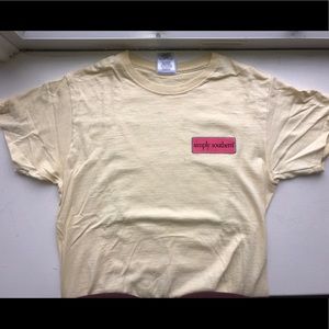 Yellow Simply Southern Shirt size S